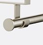 Rod for Strap Shelf Bracket & Rod Set, Brushed Nickel