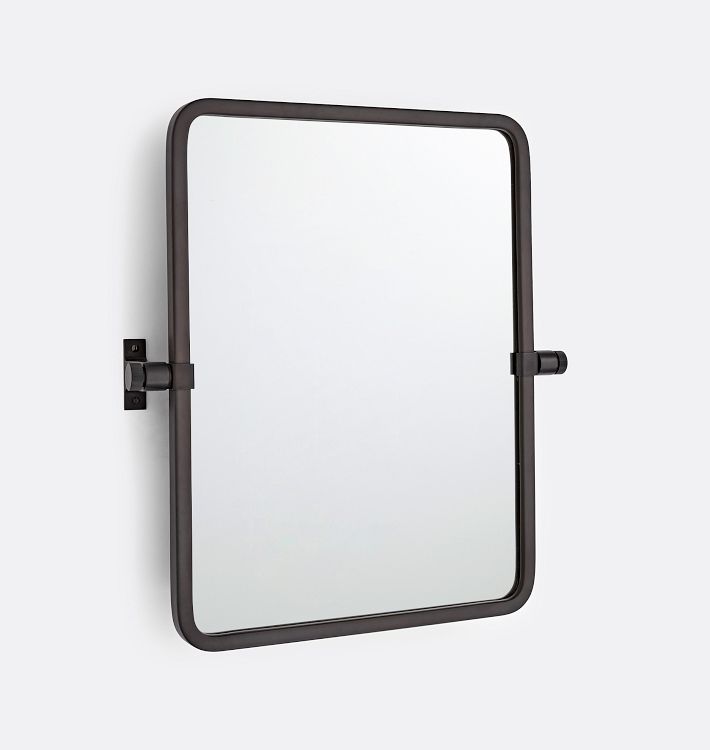 West Slope Rounded Rectangle Pivot Mirror