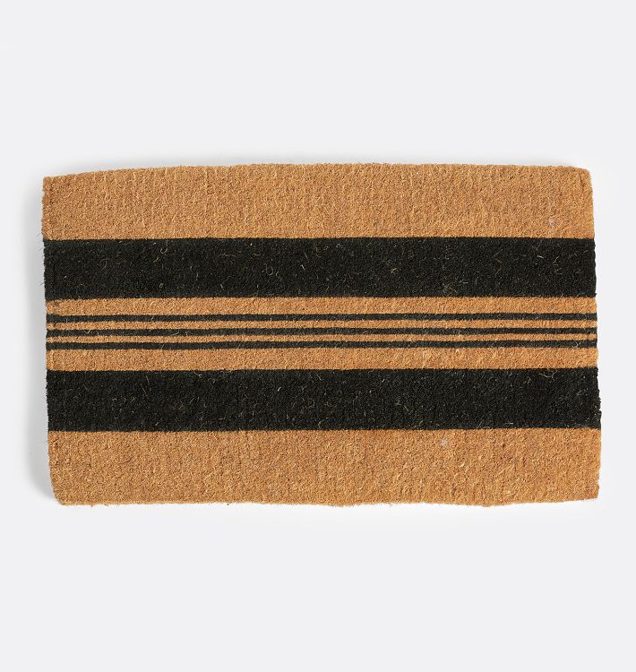 Horizontal Stripe Coir Doormat