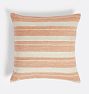 Woven Silk Striped Pillow Cover