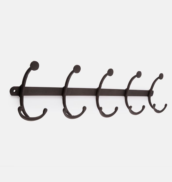 Iron Double Hook Rack