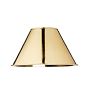 Nina 18&quot; Cone Shade, Lacquered Brass