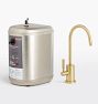 Corsano Stick Handle Hot Water Dispensing Trim &amp; Hot Water Tank