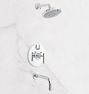 Tiburon Thermostatic Shower &amp; Tub Set