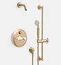 Connor Porcelain Lever Pressure Balanced Shower Set with Handshower