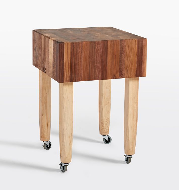 John Boos Butcher Block Island - Walnut Seat