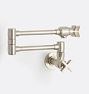 West Slope Cross Handle Wall Mount Pot Filler