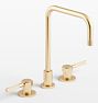 Sutton Widespread Kitchen Faucet  - Aged Brass