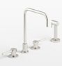 Sutton Widespread Kitchen Faucet with Sprayer