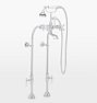 Free Standing Tub Filler with Supply Lines And Shutoffs