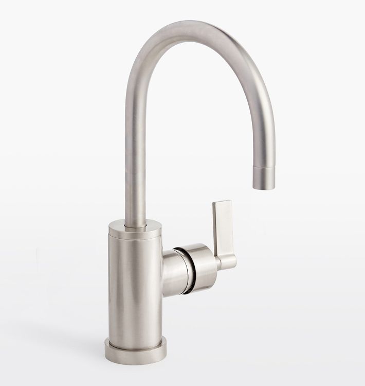 West Slope Lever Handle Single Hole Bathroom Faucet