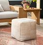 Patchwork Indoor/Outdoor Pouf