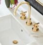 Tiburon Cross Handle Widespread Bathroom Faucet