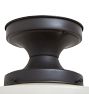 Vintage Art Deco Semi-Flush with Tiered Shade