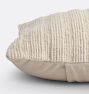 Textured Woven Stripe Pillow Cover