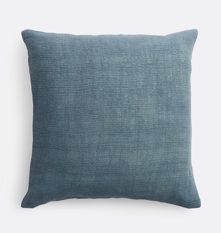 Textured Linen Pillow Cover