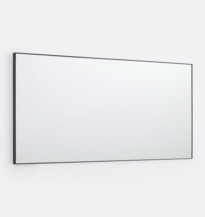 Thin Metal Frame Double Vanity Mirror