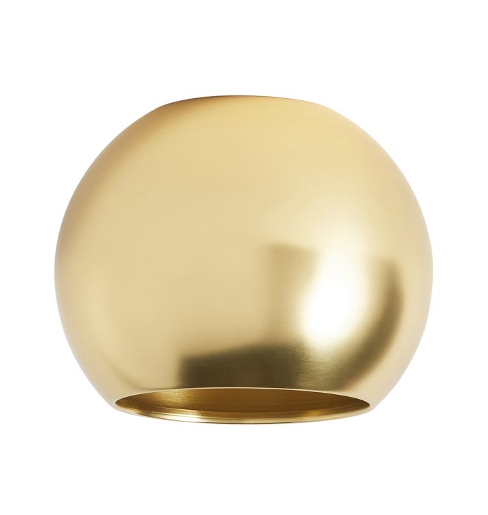 UNO 6" Ball Shade, Aged Brass Ball Shade