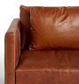 Wrenton Leather 6-Piece Sectional Sofa with Ottoman