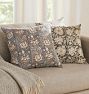 Lotus Botanical Print Pillow Cover