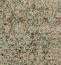 Vintage Turkish Hand-Knotted Rug in Sage and Red, 8'x11'