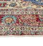 Vintage Turkish Hand-Knotted Rug with Bold Red Medallion, 6'x10'