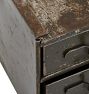 Vintage Industrial Tabletop Parts Cabinet