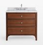 Wallace 36&quot; Walnut Single Vanity