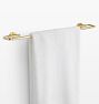 Patton 24" Towel Bar, Aged Brass