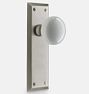 Putman White Porcelain Knob Tube Latch Interior Door Set