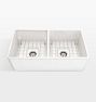 Kirkwood Fireclay Farmhouse Double Kitchen Sink