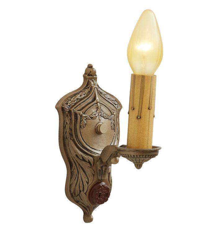 Classical Revival Single Candle Sconce
