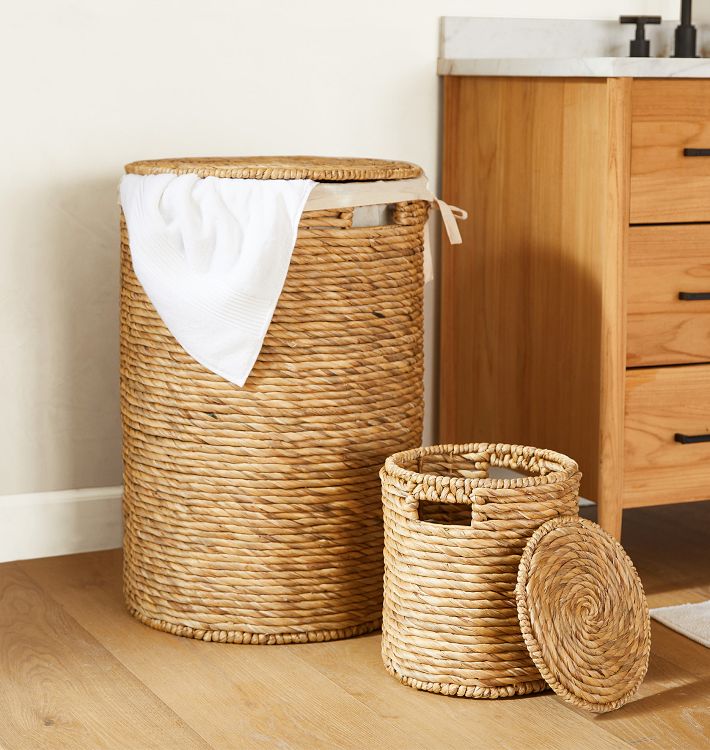 Stafford Woven Laundry Hamper &amp; Waste Bin