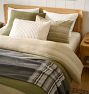 Coyuchi Organic Cascade Matelasse Cotton Blanket &amp; Shams