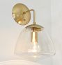 Oswego 9&quot; Clear Dome Wall Sconce