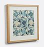 Framed Geometric Block Print Wall Art