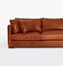 Wrenton Leather 3-Piece Double Sofa with Wedge Corner