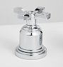 Rigdon Cross Handle Widespread Bathroom Faucet