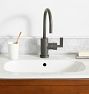 West Slope Lever Handle Single Hole Bathroom Faucet