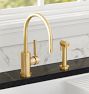 Coos Bay Single Hole Kitchen Faucet with Sprayer