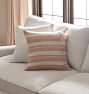 Woven Silk Striped Pillow Cover