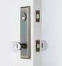 Putman Octagonal Knob / Knob Exterior Door Hardware Tube Latch Set