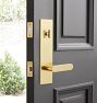 Bowman Brass Lever Exterior Door Tubelatch Set