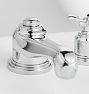 Rigdon Cross Handle Widespread Bathroom Faucet