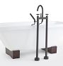 Tolson Floor Mounted Tub Filler With Handshower