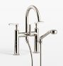 Rigdon Lever Handle Deck Mounted Tub Filler With Handshower