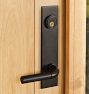 Tumalo Brass Lever Exterior Door Hardware Tube Latch Set