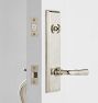 Putman Traditional Lever Exterior Door Hardware Tube Latch Set