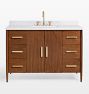 Shaw 48&quot; Walnut Single Vanity