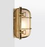 7&quot; Seabeck Cage Oval Bulkhead Sconce